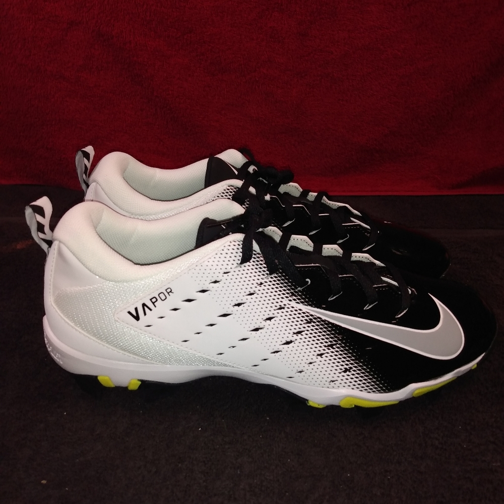 Nike Fastflex Vapor Cleats Black/White Men's sz 13